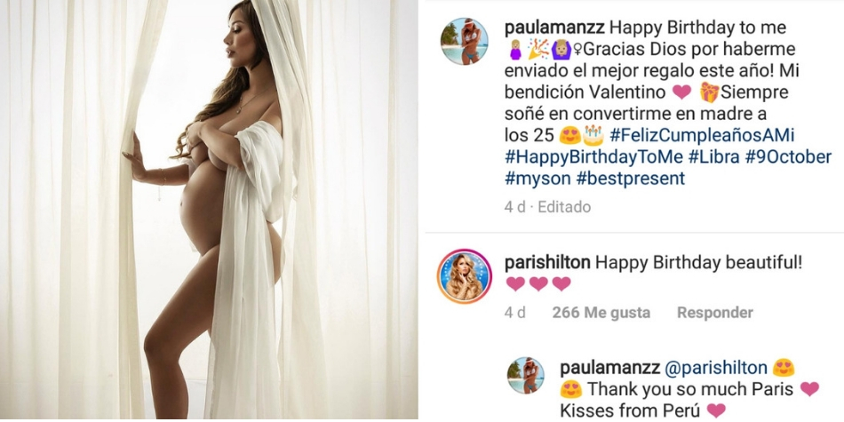 Paula Manzanal recibió en Instagram un saludo de Paula Manzanal | Foto: Captura de pantalla