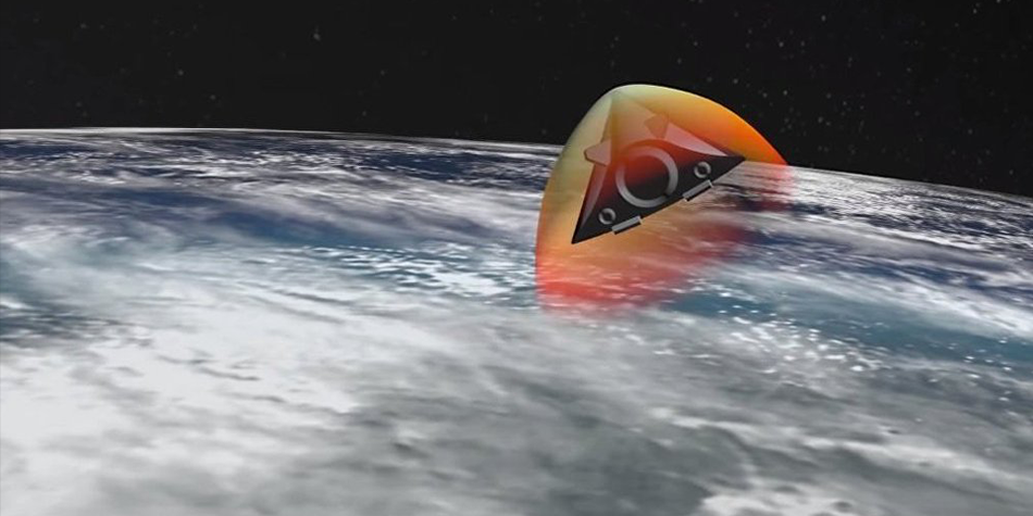 Avangard es capaz de volar en las capas densas de la atmósfera. (Ministerio ruso de Defensa)