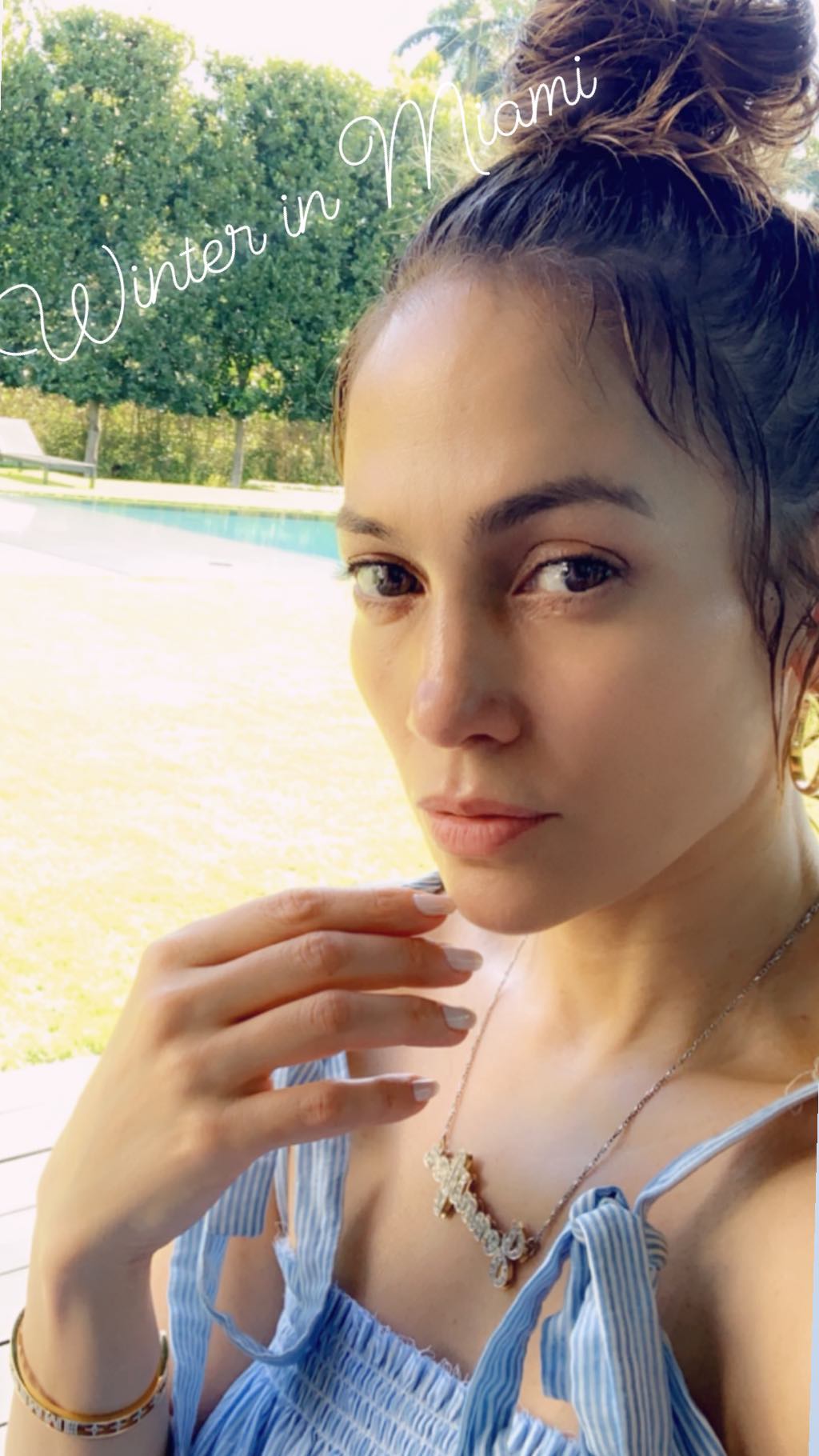 Jennifer López en Instagram Stories
