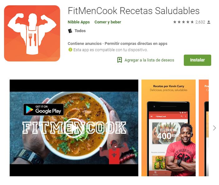 La cantidad de seguidores que tiene este cocinero en las redes sociales, avalan sus recomendaciones nutricionales. (Foto: Google Play) 