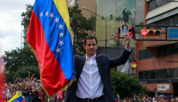 Juan Guaidó llamó a una marcha el sábado en respaldo al ultimatum europe que vencería el domingo. (Foto: EFE)