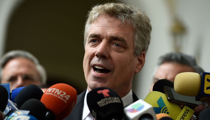 Embajador de Alemania en Venezuela, Daniel Kriener. (Foto: AFP)
