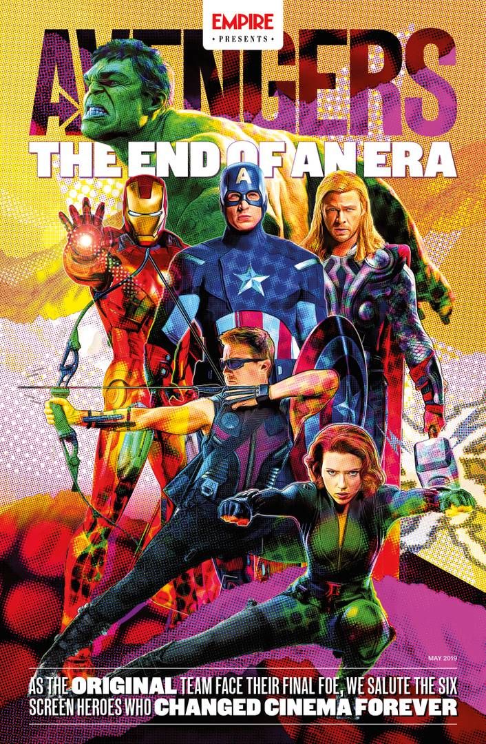 En esta portada se aprecia a los seis Avengers originales listos para la batalla. (Foto: Empire)