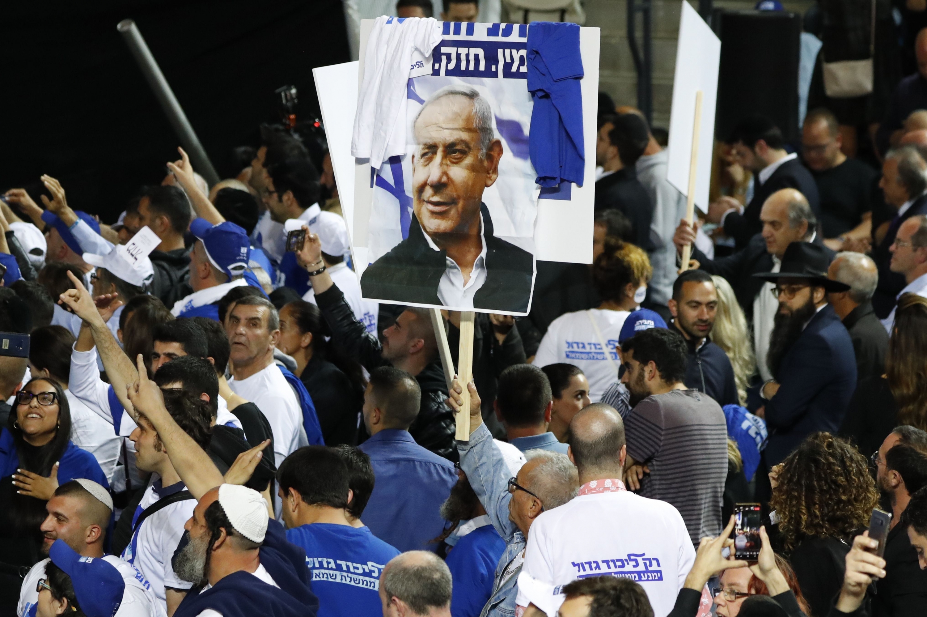 Benjamin Netanyahu se encamina a su quinto periodo en Israel. (Foto: AFP)