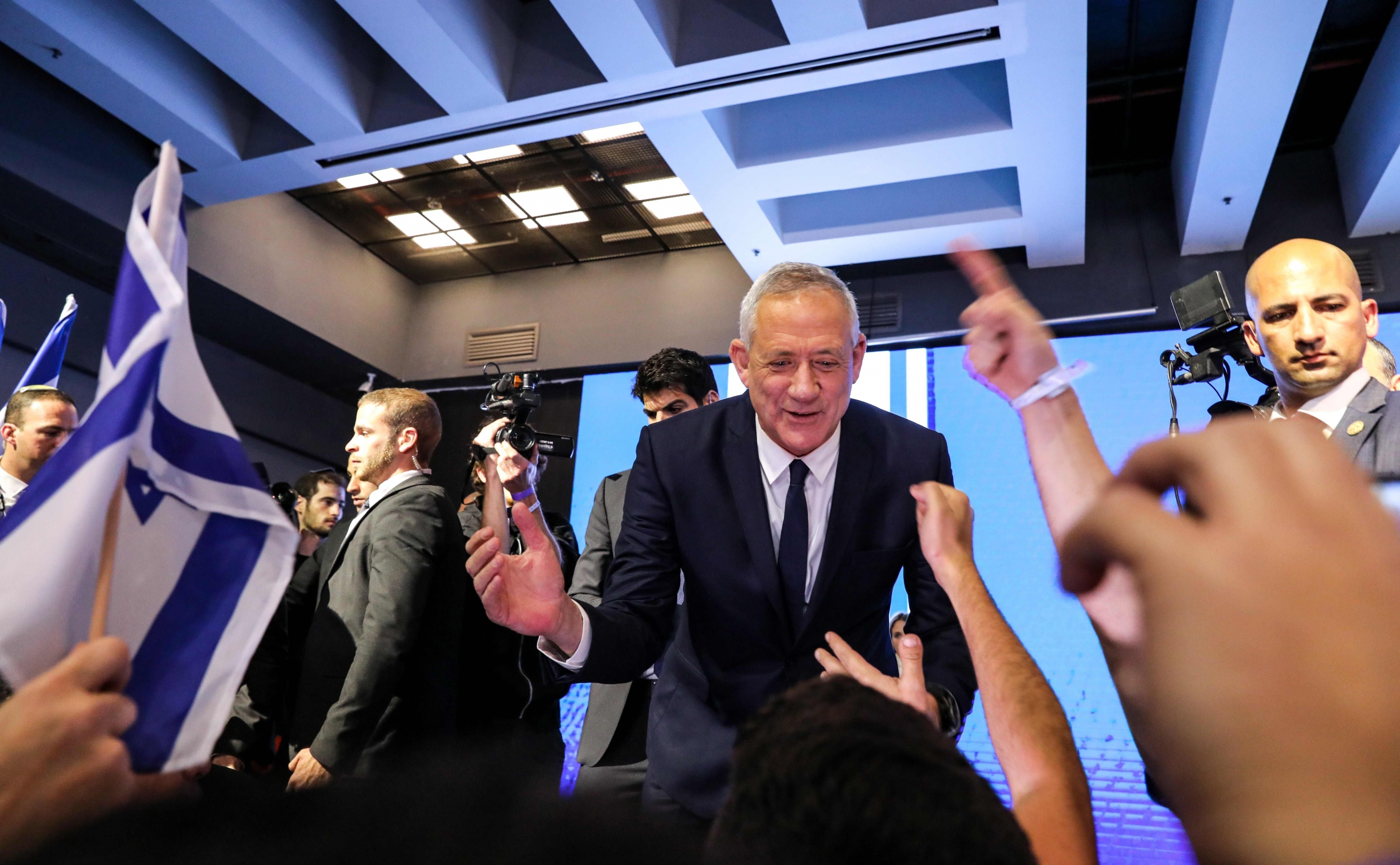 Benny Gantz, el general que puso en jaque a Benjamin Netanyahu. (Foto: AFP)