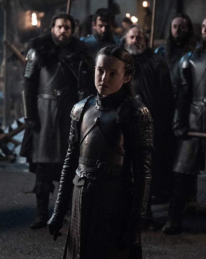 La pequeña Lyanna Mormont se prepara para la guerra (Foto: HBO)