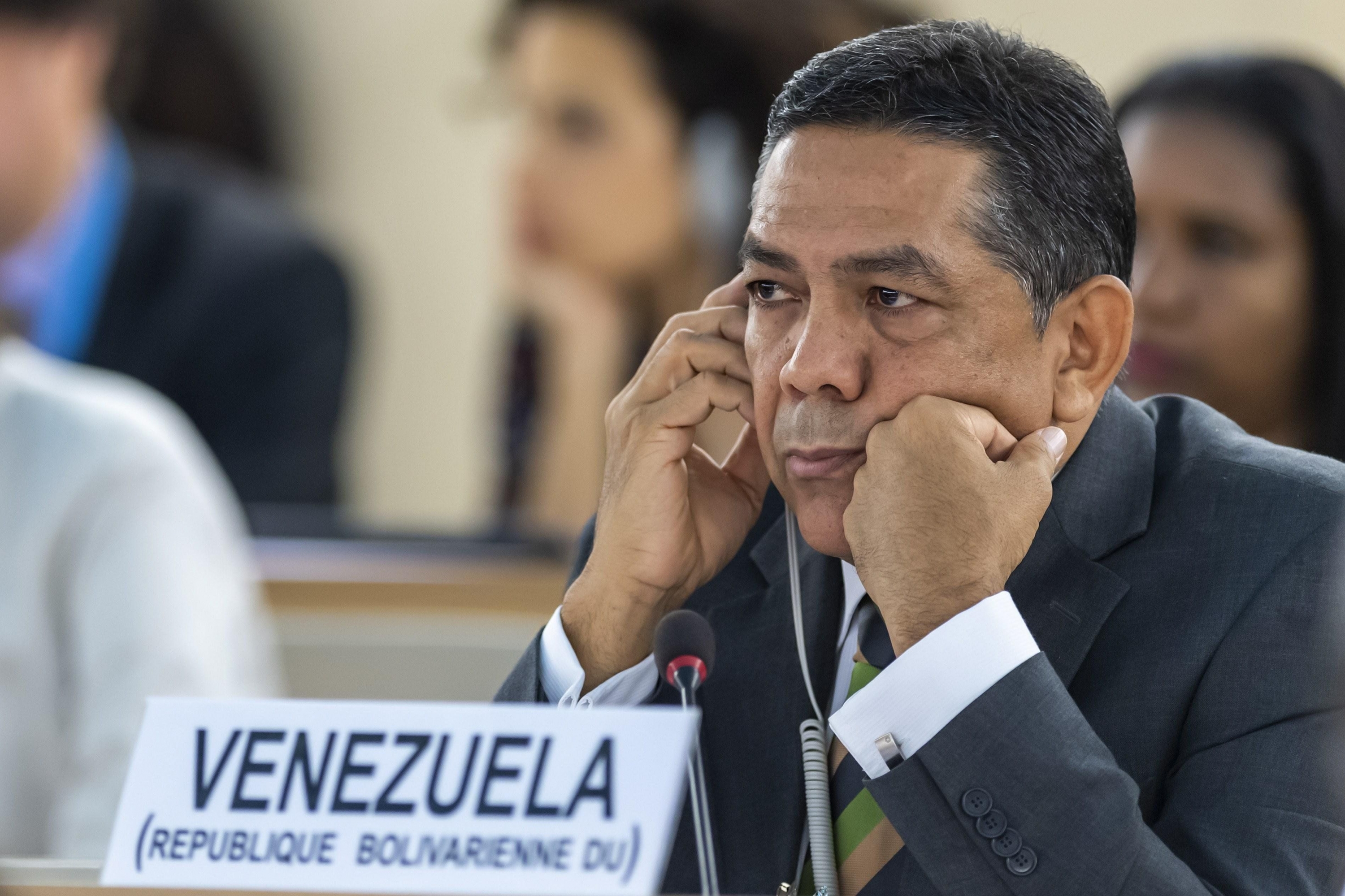 En la imagen, el viceministro venezolano de Asuntos Exteriores, William Castillo. (Foto: EFE)