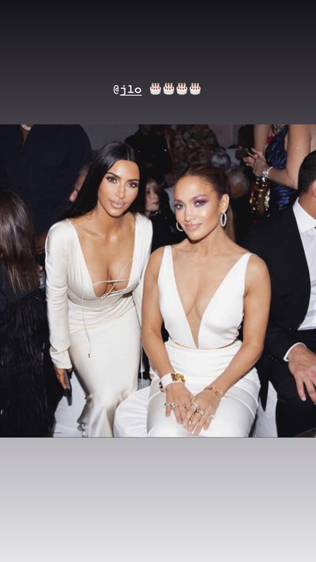 Kim Kardashian celebró el cumpleaños de Jennifer Lopez con tiernas fotografías. (Foto: <code>kimkardashian)