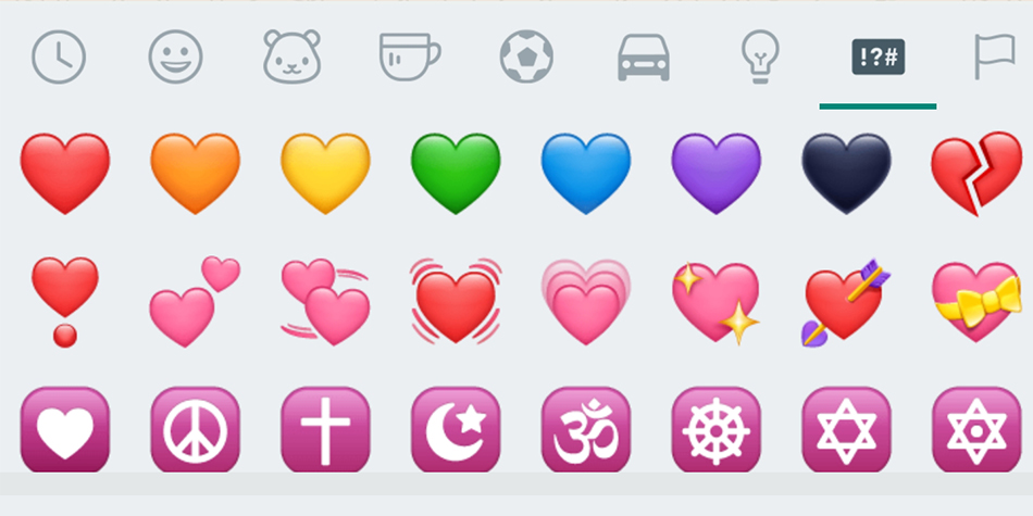 ¿Te has dado cuenta de este emoji? Los corazones de WhatsApp significan varias cosas. Conoce qué es cada uno. (Foto: WhatsApp)