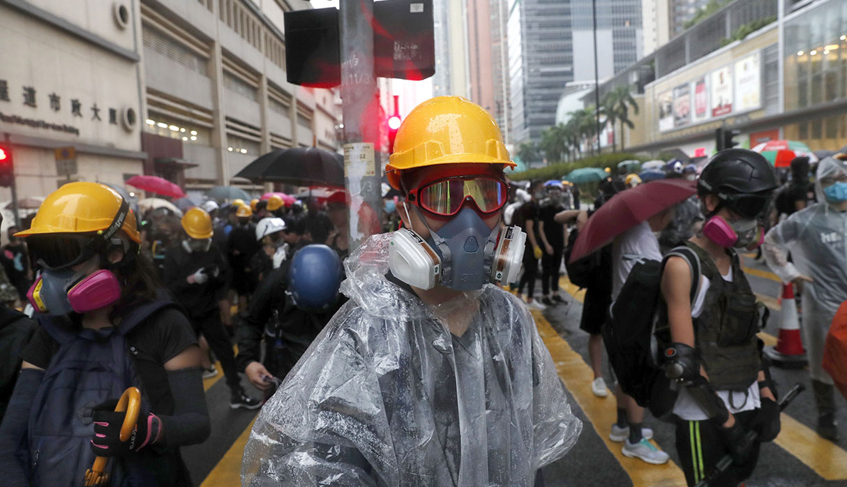 Momentos tensos en Hong Kong. (Foto: EFE)