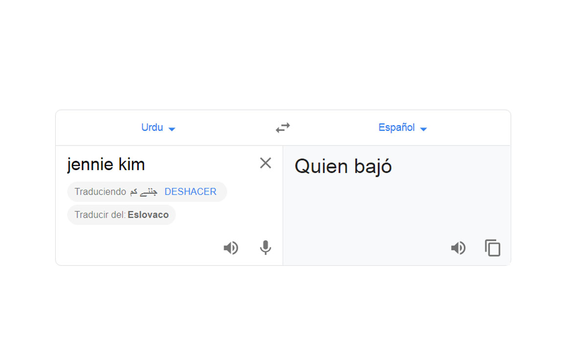 Esta es la extraña traducción de Google Translate sobre la cantante de BLACKPINK.