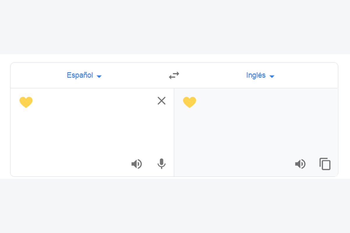 ¿Qué es el corazón amarillo para Google Translate? (Foto: Google)