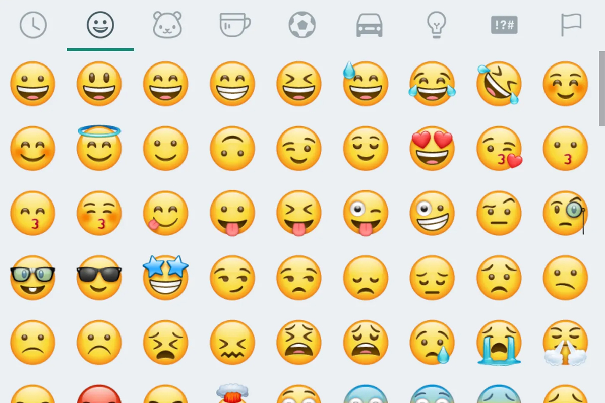 WhatsApp cuenta con más de 500 emojis en su plataforma de chat. (Foto: Emojipedia)