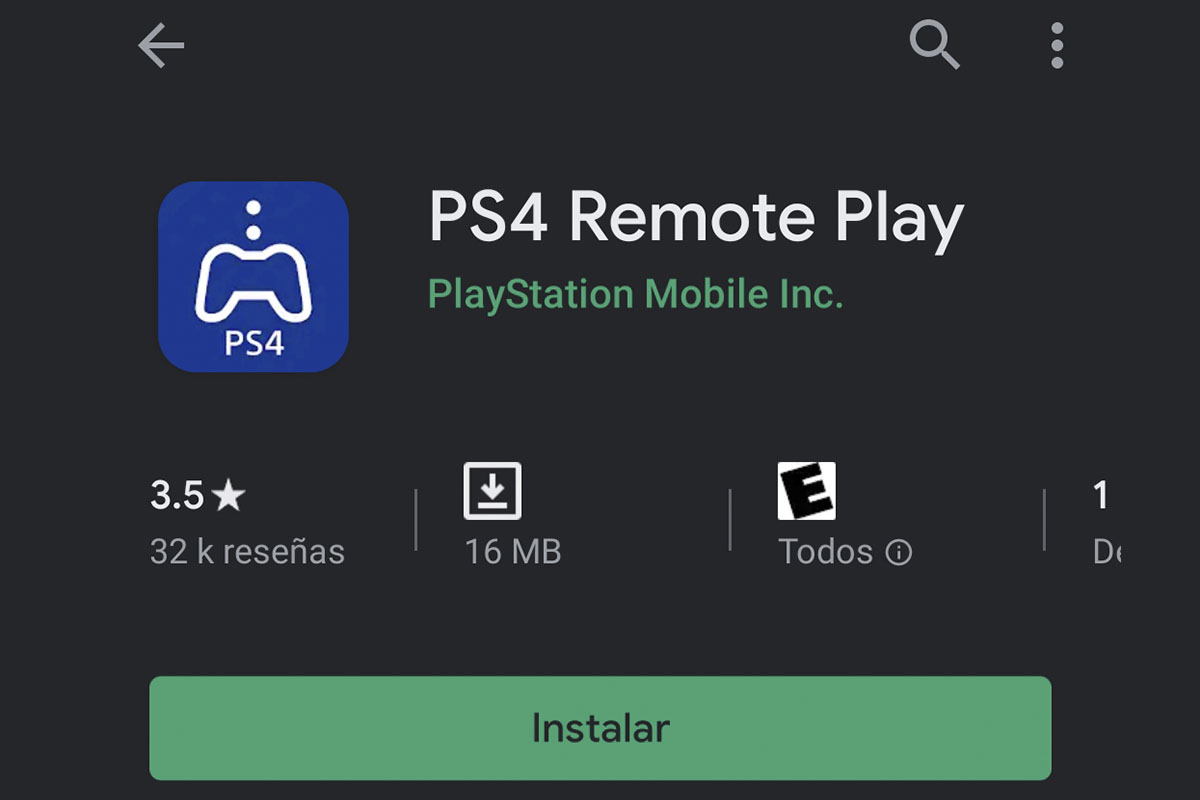PS4 Remote Play es la aplicación que replica el mando de tu Play Station. (Foto: Google)