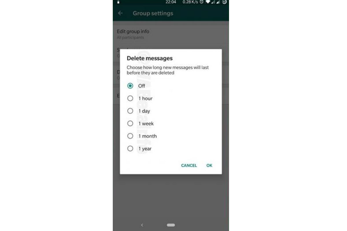 De momento WhatsApp está probando los mensajes que se autodestruyen en la versión beta de la app. (Foto: WABeta Info)